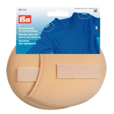 Imagen de Prym 993831 1 Hombreras raglán con Cierre de Velcro S, Color Piel, Poliéster, Blanco, Small