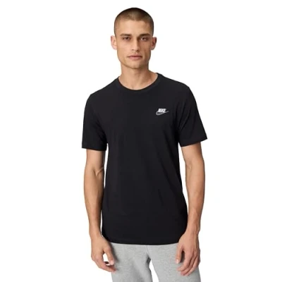 Imagen de Nike M Nsw Club Tee Camiseta, Black White Dark Grey, S Hombre