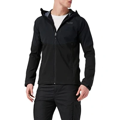 Imagen de Marmot Rom Jacket Chaqueta Softshell, Outdoor, Anorak, Repelente Al Agua, Transpirable, Hombre, Black, XXL