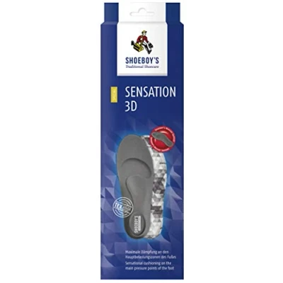 Imagen de Shoeboy&#039;s Sensation plantillas 3D amortiguación para puntos de presión principales, estabiliza y mejora la flexión dinámica US mujeres 7.5 (EU 38) (Paquete 1)
