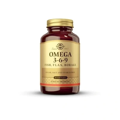 Imagen de Solgar Omega 3 6 9 Cápsulas blandas Envase de 60