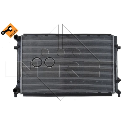 Imagen de NRF EASY FIT 53405 Radiador, refrigeración del motor Aluminio 650 406 24 con junta anular Aletas soldadas VOLKSWAGEN: Golf 5, Touran I