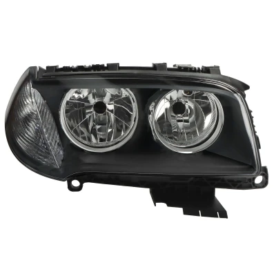 Imagen de ABAKUS 444 1155RMLDEM2 Faros derecha H7/H7 transparente sin portalámparas, bombilla con servomotor para reg. alcance luces PX26d BMW: X3