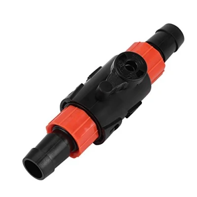 Imagen de válvula de manguera, tubo, peces, acuario, control flujo agua con mango liberación rápida conector manguera (12/16 mm)