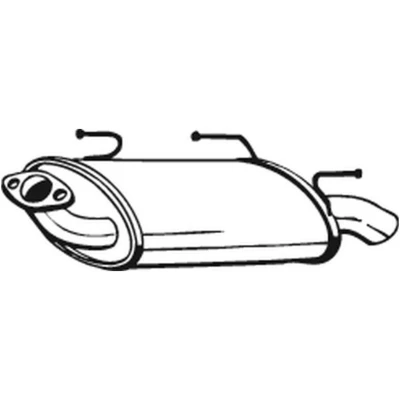 Imagen de BOSAL 145 605 Silenciador trasero NISSAN: Almera II Hatchback