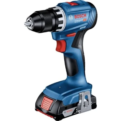 Imagen de Bosch Professional 18V System GSR 45 Atornillador a batería (45 Nm, máx. tornillo 8 mm, 2 baterías x 3.0Ah, en L BOXX), Azul
