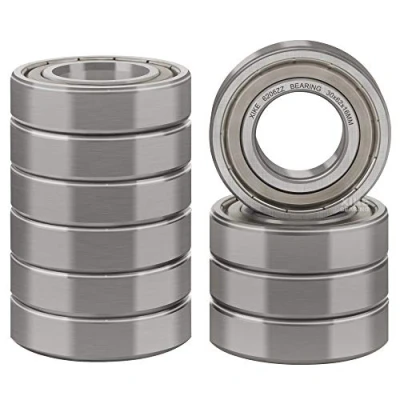 Imagen de XiKe 6206ZZ Rodamiento de bolas 30x62x16mm Doble cierre metálico y acero al cromo Pre lubricados, 6206 2Z Rodamientos rígidos a con juntas, 10 piezas.