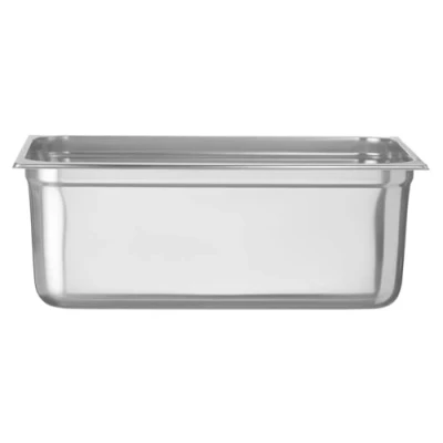 Imagen de HENDI Recipiente GN 1/1, contenedor GN,apilable,resistente a Temperaturas de 40 300C,apto para hornos,congeladores,calientaplatos,baño María,28L,530x325x(H) 200mm,acero inoxidable 18/10