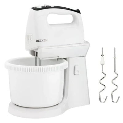 Imagen de Becken Batidora Amasadora con Bol, 3.2L de Capacidad, 5 velocidades, 400W