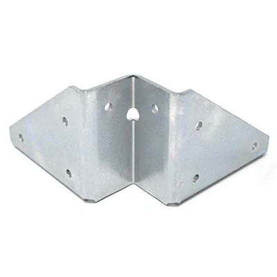 Imagen de Design61 Juego de 4 herrajes Esquina para Patas Mesa (Acero 123 x mm)