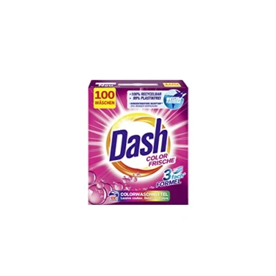 Imagen de Dash® Color Fresh Polvo I Detergente para Ropa de colores 100 lavados Fórmula concentrada fresca y luminosa 6 kg