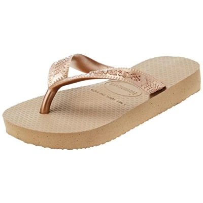 Imagen de Havaianas Top Tiras (Mini Me), Sandalias Niñas, Rose Gold, 27/28