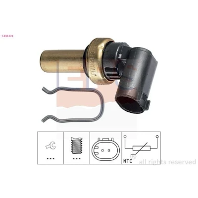 Imagen de EPS 1.830.324 Sensor de Temperatura del Refrigerante Made in Italy OE Equivalent OPEL: Corsa D Hatchback, E Zafira B