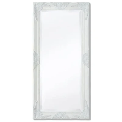 Imagen de vidaXL Espejo Blanco de Pared Estilo Barroco 100x50 cm Retro Vintage Antiguo