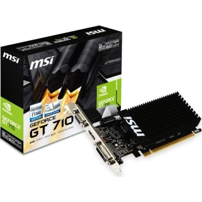 Imagen de MSI V809 2000R NVIDIA GeForce GT 710 2GB Tarjeta gráfica (Pasivo, LP/ATX, GDDR3, PCI Express x8 2.0)