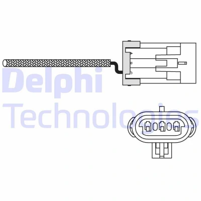 Imagen de DELPHI ES10988 12B1 Sonda lambda convencional, sin calentamiento OPEL: Astra F Berlina, Corsa B Hatchback, CC, VAUXHALL: Mk1