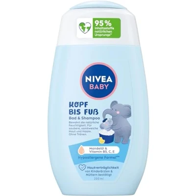 Imagen de NIVEA Baby Head bis Foots Bad &amp; Shampoo 200 ml
