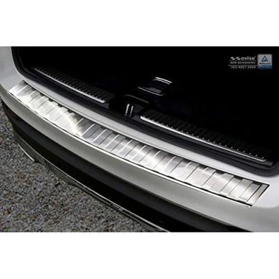 Imagen de Avisa Protector del Parachoques Trasero Inoxidable Compatible con Mercedes GLC 2015 2019 &amp; FL &#039;Ribs&#039;