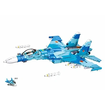 Imagen de Sluban ModelBricks Su 27 Fighter 2 en 1 1040PCS (M38 B0985)