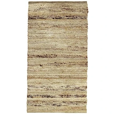 Imagen de HAMID Alfombra de Yute Nur, 100% Fibra Natural, Suave, Tejida a Mano, Salón, Comedor, Dormitorio, Pasillos, Entrada, (D4, 150x80cm)
