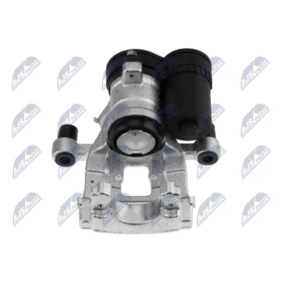 Imagen de NTY HZT LR 021 Pinza de freno Fundición gris Eje trasero izquierda con electromotor para vehículos estacionamiento electrónico