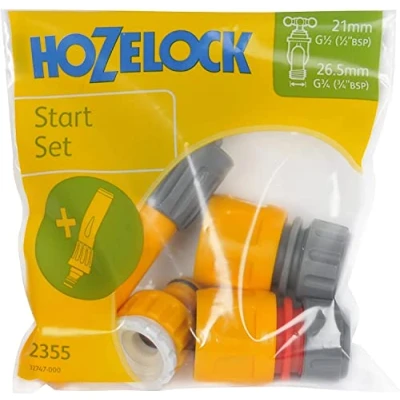 Imagen de HOZELOCK 2355P6001 Juego conectores basico con lanza en bolsa