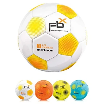 Imagen de meteor Balón de Fútbol para Niños y Juventud Adultos Tamaño 5 4 3 1 Ejercicio Al Aire Libre Juego Entrenamiento Football (#1, Blanco)