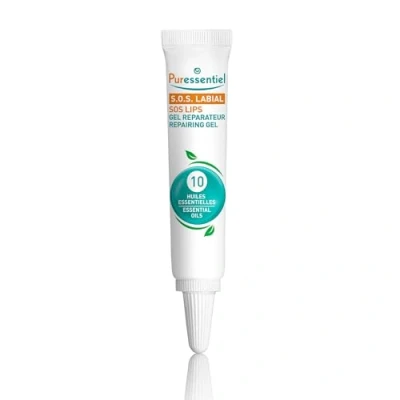 Imagen de Puressentiel Primeros cuidados SOS Labial Gel Reparador 10 aceites esenciales AEBBD Ayuda a aliviar las sensaciones de ardor 5 ml