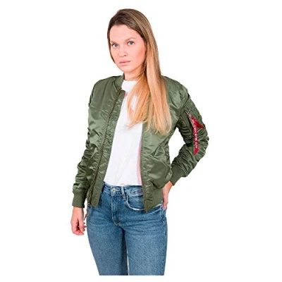 Imagen de Alpha Industries MA1 VF 59 WMN Chaquetas bomber, Mujer, Talla: XS, Sage green