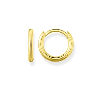 Imagen de THOMAS SABO Pendientes de Aro, Clásicos Plata Bañada en Oro CR607 413 12, Amarillo