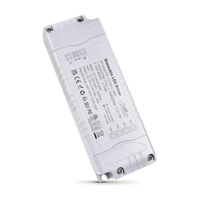 Imagen de REYLAX Transformador LED 24V 60W 2.5A Regulable, TRIAC &amp; 0 10V&amp;1 10V PWM Resistencia de 100k, 220V Dimmable Voltaje Constante, Fuente Alimentación Bajo