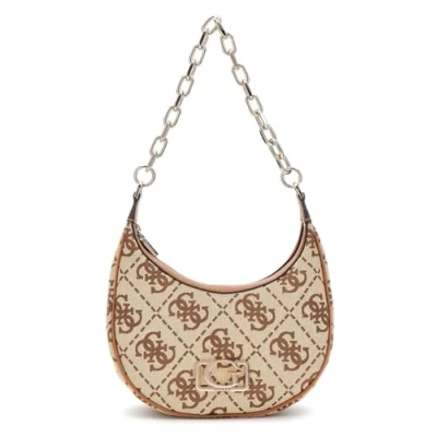 Imagen de Guess Circe HOBO Shoulder BAG Bolso de mano, Mujer, Talla: One Size, Latte logo