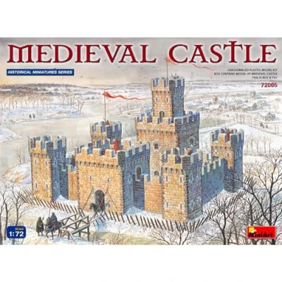 Imagen de MiniArt 72005 1:72 Castillo Medieval réplica Fiel, Kit plástico, Manualidades, Hobby, encolado, modelismo, ensamblaje, sin Pintar, Multicolor