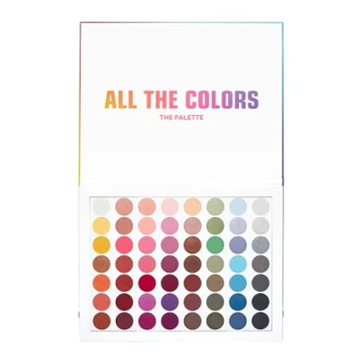 Imagen de 3INA MAKEUP All the colors palette Paleta de Sombra Ojos con Colores Larga Duración Sombras Multicolor 56 Tonos Acabado Mate Satinado &amp; Brillante Vegan Cruelty Free