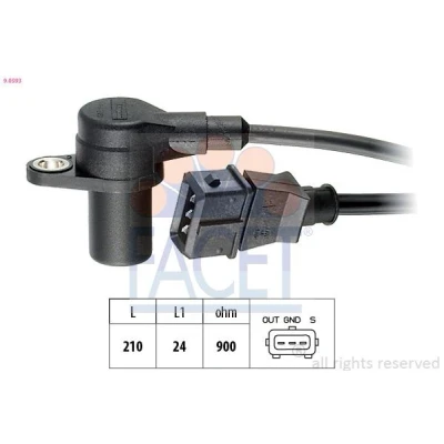 Imagen de FACET 9.0828 Sensor de Cigueñal AUDI: Q7, A5 B8 Coupé, A4 Avant, VOLKSWAGEN: Touareg II
