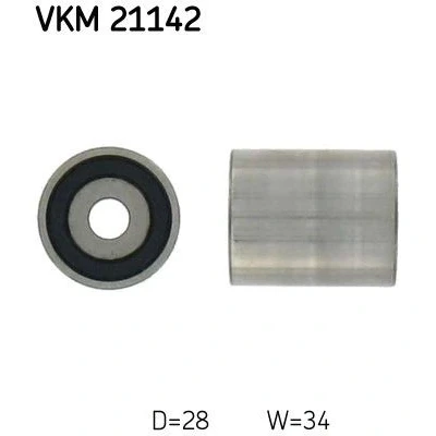 Imagen de SKF VKM 21142 Polea inversión/guía, correa distribución SEAT: Exeo ST, Leon I Hatchback, II VOLKSWAGEN: Golf 4, Polo IV Eos