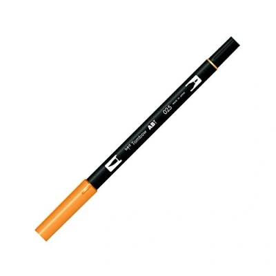 Imagen de Tombow Rotulador de punta doble, color naranja (025 Light Orange)