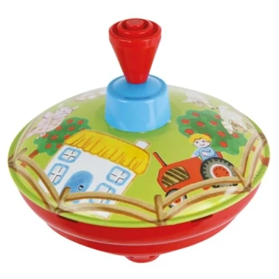 Imagen de Bolz 52412 peonza Peonzas (Pump spinning top, Multicolor, 1,5 año(s), Niño/niña, República Checa, 130 mm)