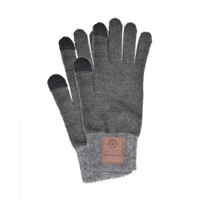 Imagen de Lambretta Guantes compatibles con pantalla táctil para hombre, negro y gris, Taille unique