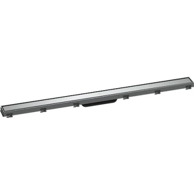 Imagen de hansgrohe RainDrain Match Canaleta de ducha (1000 mm, marco ajustable, cromado)