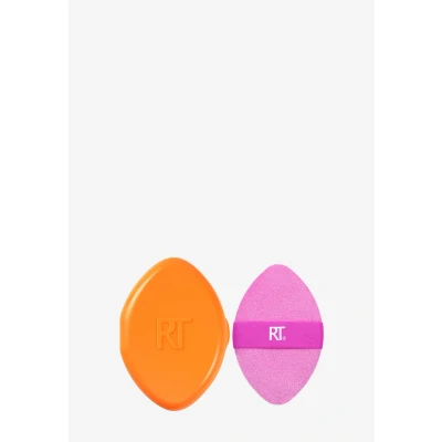 Imagen de Real Techniques Funda de viaje Miracle Powder Puff, 2 en 1, para mezclar maquillaje, doble cara, banda elástica, 1 unidad