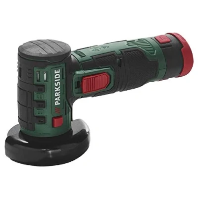 Imagen de Parkside Amoladora de ángulo inalámbrica pwsa 12 Li A1 (12 V, 19.500 min ¹, 2,0 A), incluye batería + cargador rápido 76 mm diámetro disco)
