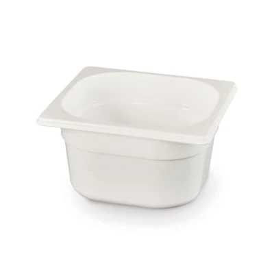 Imagen de HENDI Recipiente Gastronorm 1/6 PC White Blanco 1.6 L 176x162x(H) 100 mm