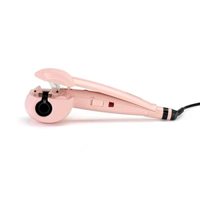 Imagen de BaByliss 2664PRE Rizador de pelo automático Curl Secret Rose Blush 235 con doble calentador cerámico para hacer ondas y rizos más duraderos, 2 ajustes 185C 205C, dirección del rizo alterna
