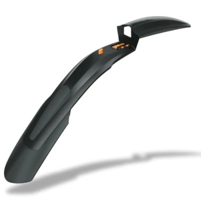 Imagen de SKS Germany SHOCKBLADE Dark 29&quot; + 27,5PLUS Guardabarros Delantero con Spoiler Ancho, Accesorios para Bicicletas de montaña (dirtboard 2 componentes, Ancho neumático máx. 3,0 Pulgadas), Negro