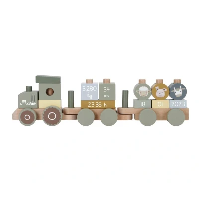 Imagen de Tren de Nacimiento Little Farm Sage Personalizado