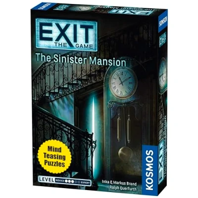 Imagen de Thames &amp; Kosmos Exit: The Sinister Mansion Level: 3/5 Unique Escape Room Game 1 4 Players Puzzle Solving Strategy Board Games for Adults Kids, Ages 12+ 694036