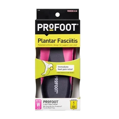 Imagen de Profoot 22102FGENXX12 Fasciitis plantar Orthotics para mujeres, 6 10
