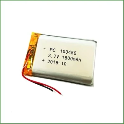 Imagen de YUNIQUE GREEN CLEAN POWER Batería Lipo Recargable 103450 3.7V 1800mAh para Auriculares Bluetooth, Relojes Inteligentes, POS, Instrumentos Médicos Protección PCM, Amarillo
