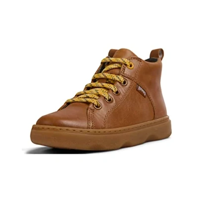 Imagen de Camper Kiddo Botines con cordones para niños, Talla: 32, Medium brown Zapatos